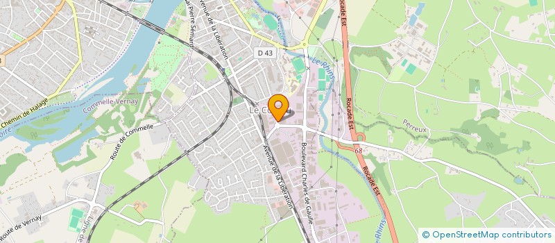 localisation de l'entreprise ETS CL. DESBENOIT  LE COTEAU