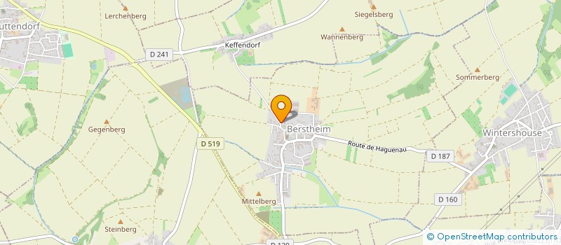 localisation de l'entreprise ETS COBRA  OHLUNGEN