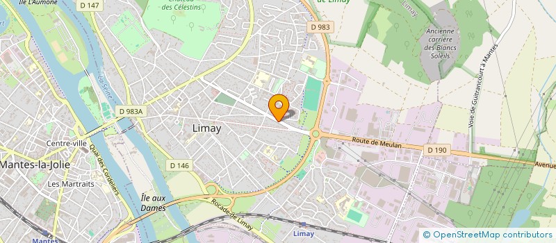 localisation de l'entreprise ETS COLLET  LIMAY