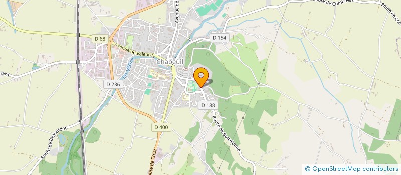 localisation de l'entreprise ETS COMBE à CHABEUIL