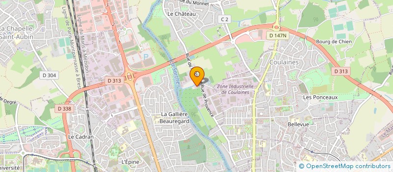 localisation de l'entreprise ETS CONTY  SAINT-PAVACE