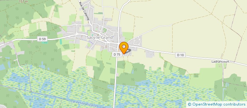 localisation de l'entreprise ETS COQUERIE  SACY-LE-GRAND