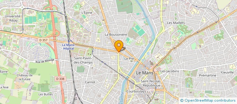 localisation de l'entreprise ETS COSTA BERNARD  LE MANS