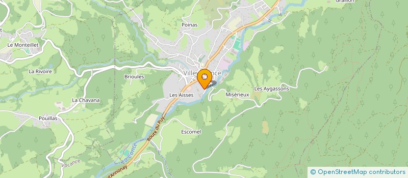 localisation de l'entreprise ETS COURBON  VILLEVOCANCE