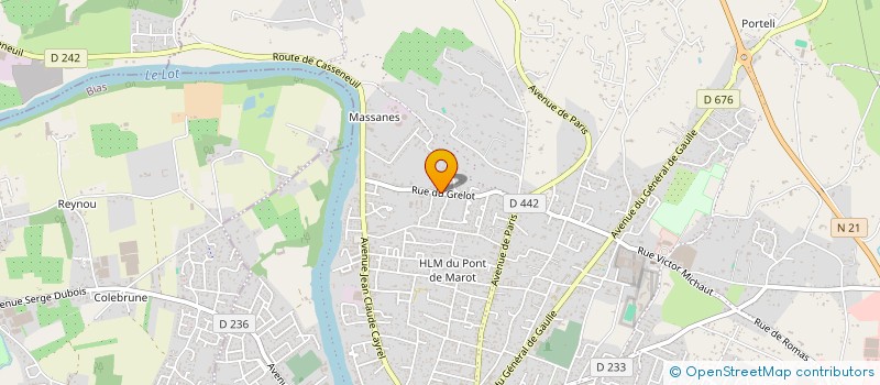 localisation de l'entreprise ETS COURTIN à VILLENEUVE-SUR-LOT