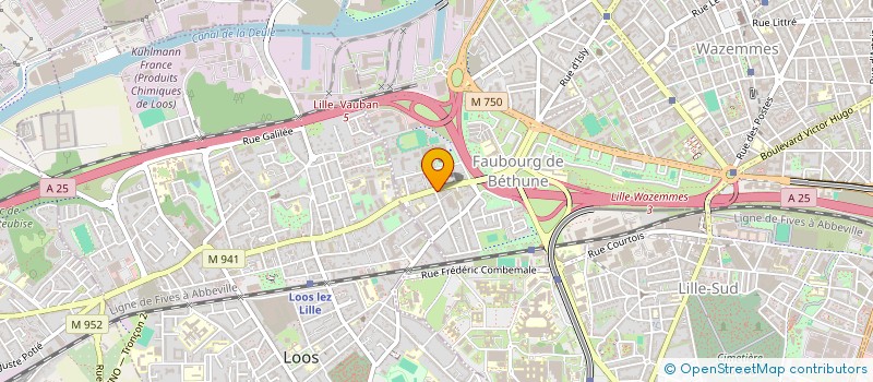 localisation de l'entreprise ETS COUSIN SARL à LILLE
