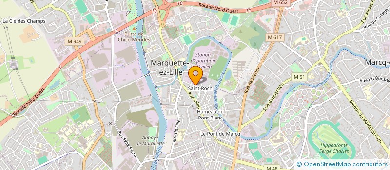 localisation de l'entreprise ETS CRAMET SN à MARQUETTE-LEZ-LILLE