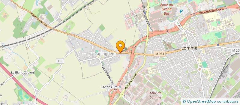 localisation de l'entreprise ETS CREPIN - PIESSET à LILLE