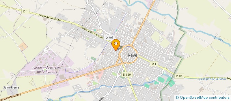 localisation de l'entreprise ETS CRESPY AIME ET FILS  REVEL