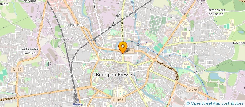 localisation de l'entreprise ETS CRETIN à BOURG-EN-BRESSE