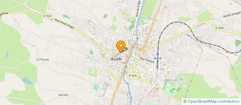 localisation de l'entreprise ETS CRISTOFOLI  AUCH