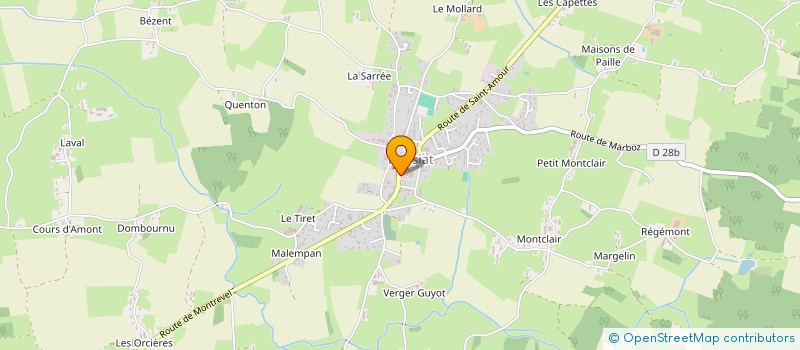 localisation de l'entreprise ETS CURT PATRICK à FOISSIAT