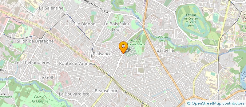 localisation de l'entreprise ETS CUSSEAU à NANTES