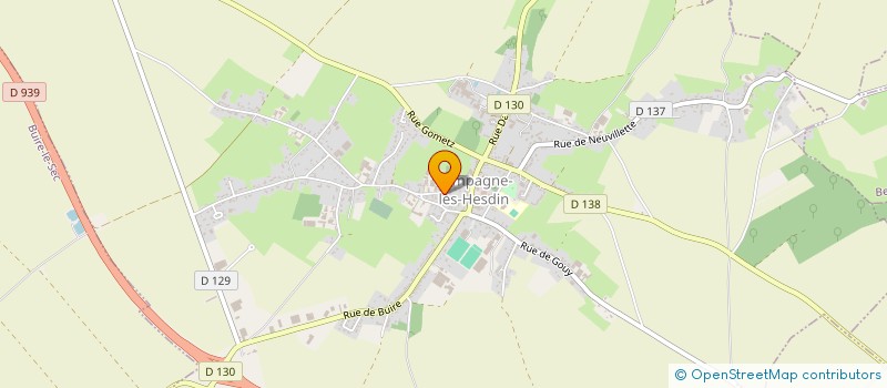 localisation de l'entreprise ETS D EXPLOITATION DUBOIS à CAMPAGNE-LES-HESDIN