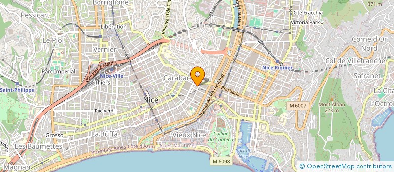 localisation de l'entreprise ETS D'INSTRUMENTS DE CHIRURGIE ET à NICE