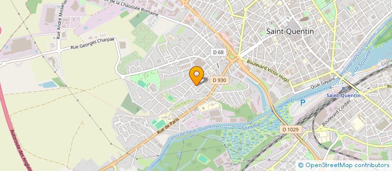 localisation de l'entreprise ETS DAIMEZ à SAINT-QUENTIN