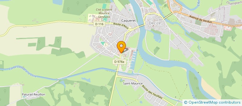 localisation de l'entreprise ETS DALLOIS à DECIZE