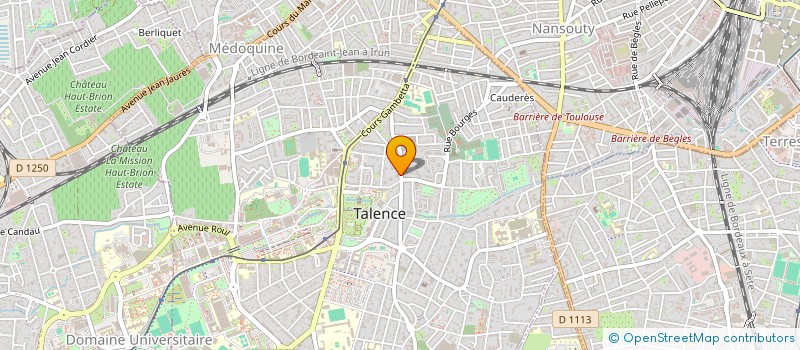 localisation de l'entreprise ETS DANAN à TALENCE