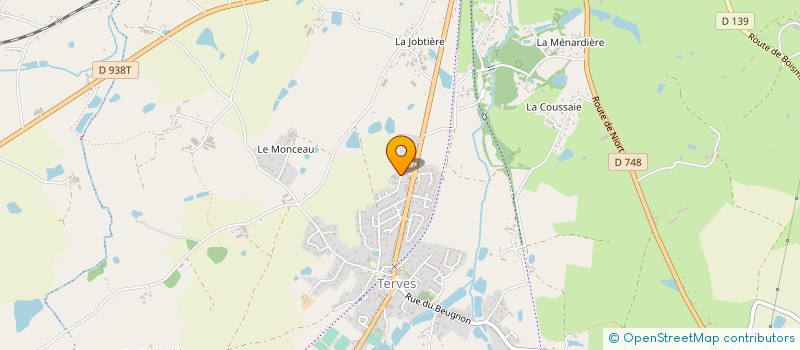 localisation de l'entreprise ETS DANIEL BERNIER SAS à BRESSUIRE