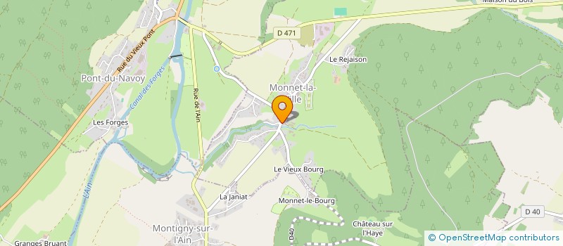localisation de l'entreprise ETS DANIEL BLONDEAU à MONNET-LA-VILLE