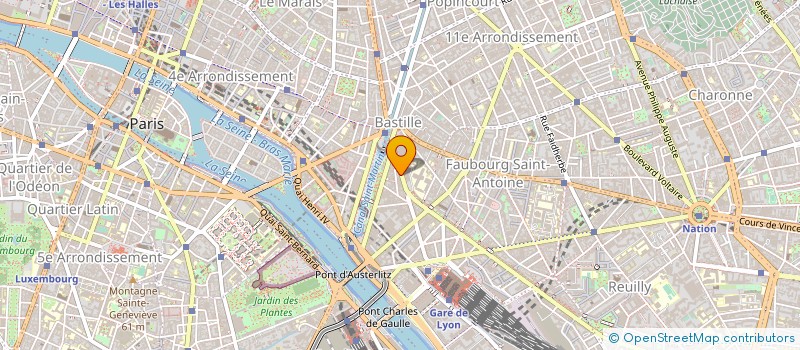 localisation de l'entreprise ETS DANIEL CAVAYE à PARIS