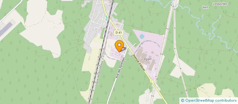 localisation de l'entreprise ETS DANIEL FERREIRA & FILS  RION-DES-LANDES