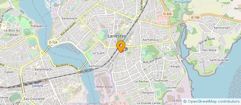 localisation de l'entreprise ETS DANIEL FREDDY SARL à LANESTER
