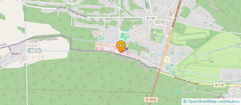 localisation de l'entreprise ETS DANIEL GUINAMANT  LAMORLAYE