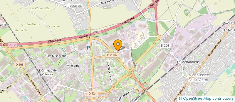 localisation de l'entreprise ETS DANIEL PIQUET  BLOIS