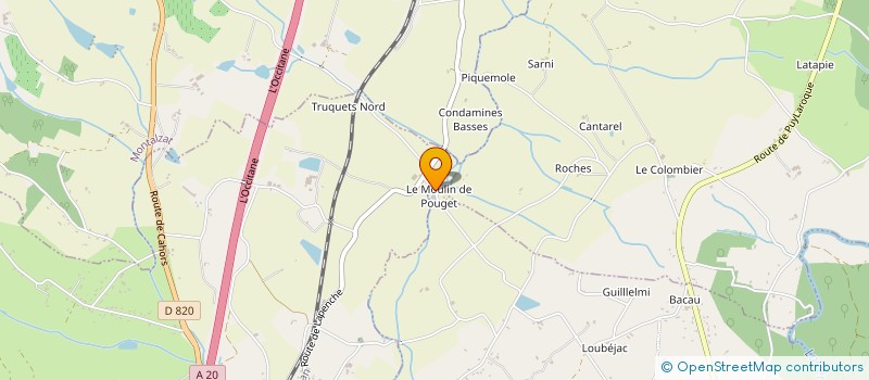 localisation de l'entreprise ETS DARASSE ET FILS à MONTEILS