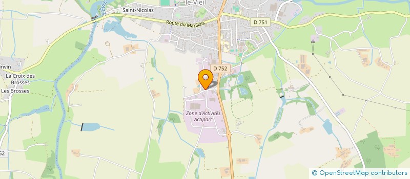 localisation de l'entreprise ETS DAVY à MAUGES-SUR-LOIRE