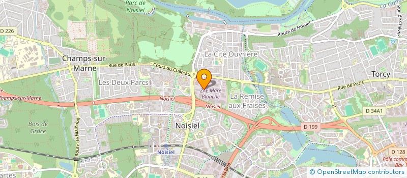localisation de l'entreprise ETS DE FOURNITURES INDUSTRIELLES à NOISIEL