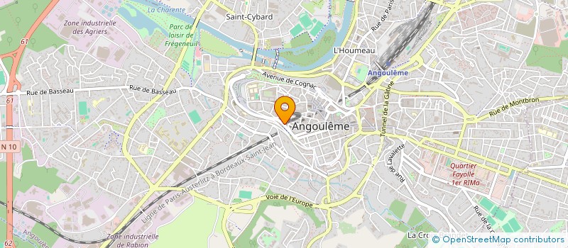 localisation de l'entreprise ETS DE PAILLARD à ANGOULEME