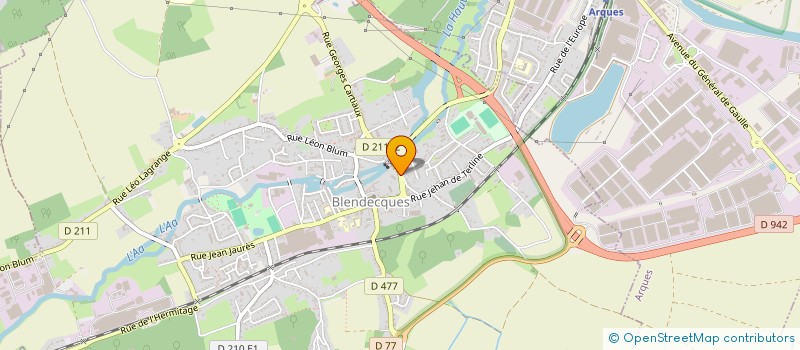 localisation de l'entreprise ETS DE SAINTE MARESVILLE à BLENDECQUES