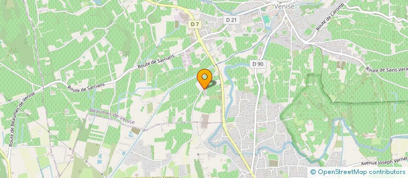 localisation de l'entreprise ETS DE VITICULTURE CERTI PLANTS FRANCE  BEAUMES-DE-VENISE