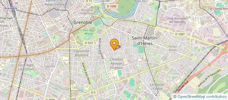 localisation de l'entreprise ETS DEBARGE à GRENOBLE