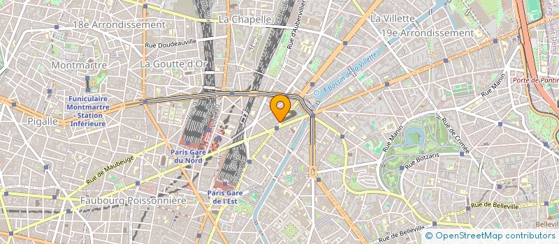 localisation de l'entreprise ETS DEBOUCHAGE à PARIS