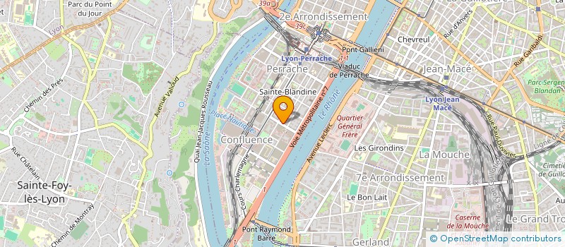 localisation de l'entreprise ETS DECRE à LYON