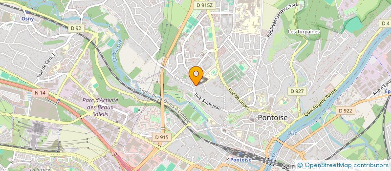 localisation de l'entreprise ETS DEL PRETE ET FERREIRA à PONTOISE