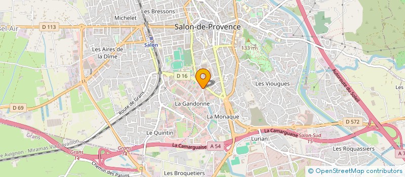 localisation de l'entreprise ETS DEL TELECOM  SALON-DE-PROVENCE