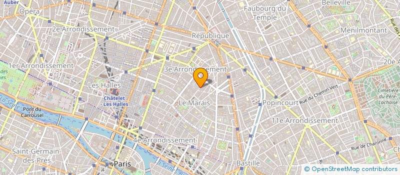 localisation de l'entreprise ETS DELFIA à PARIS