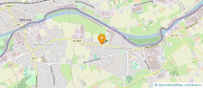 localisation de l'entreprise ETS DENEVE VERNIEST à BOUSBECQUE