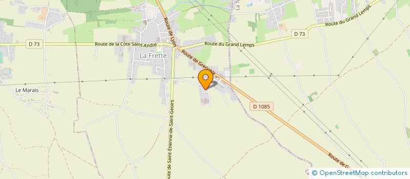 localisation de l'entreprise ETS DENHEZ  LA FRETTE