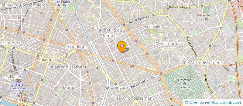 localisation de l'entreprise ETS DESBOURDES à PARIS