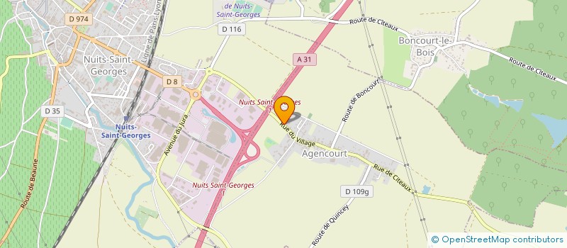 localisation de l'entreprise ETS DESCAMPS T P à AGENCOURT