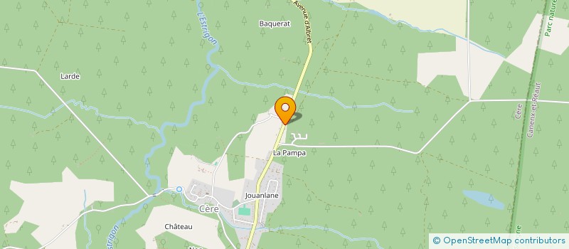 localisation de l'entreprise ETS DESPERT  LUCBARDEZ-ET-BARGUES