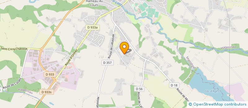 localisation de l'entreprise ETS DEVRIES - LARMANDIEU à HAGETMAU