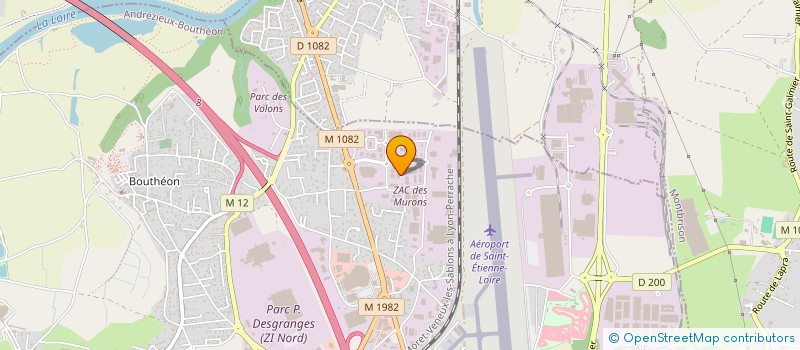 localisation de l'entreprise ETS DIDIER DUVERT  ANDREZIEUX-BOUTHEON