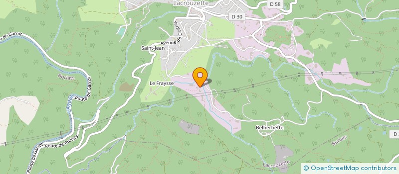localisation de l'entreprise ETS DIDIER SEGUIER à LACROUZETTE