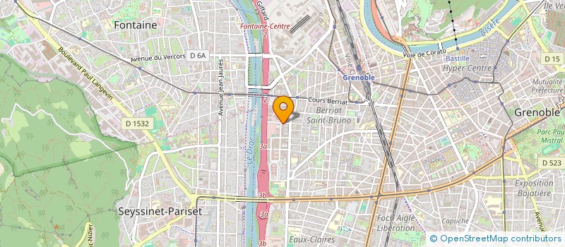 localisation de l'entreprise ETS DIMATELEC à GRENOBLE